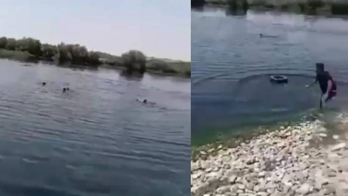 Fırat Nehri'nde piknik faciası cep telefonu kamerasında  2 ölü, 3 yaralı