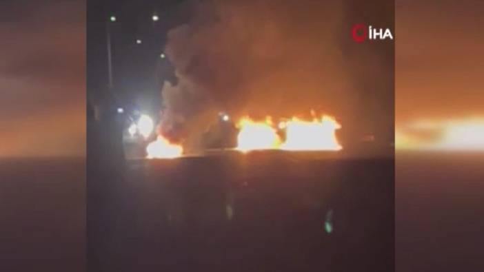 Şanlıurfa'da akaryakıt yüklü tankerde patlama