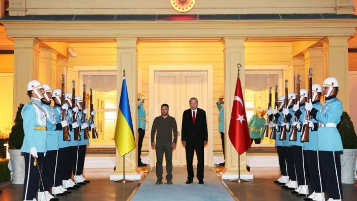 Cumhurbaşkanı Erdoğan, Ukrayna Devlet Başkanı Zelenski’yle görüşüyor