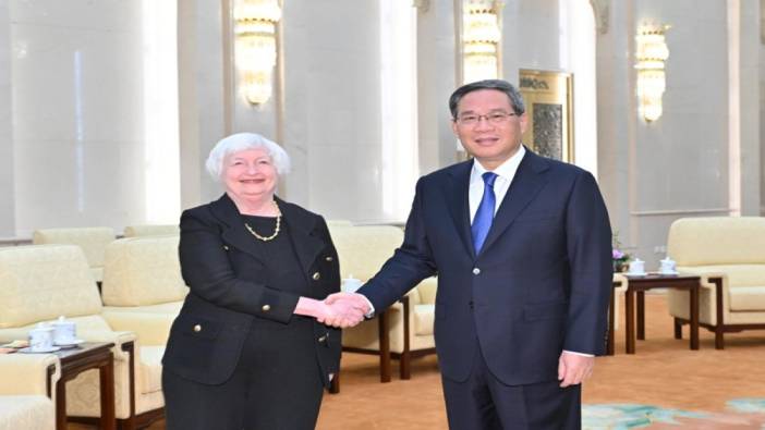ABD Hazine Bakanı Yellen Çin Başbakanı Li ile bir araya geldi