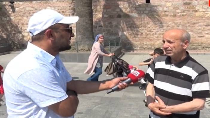 Sokak röportajında vatandaş sorulan soruya yanıt vermeye çekindi: Konuşturursan beni alıp götürecekler