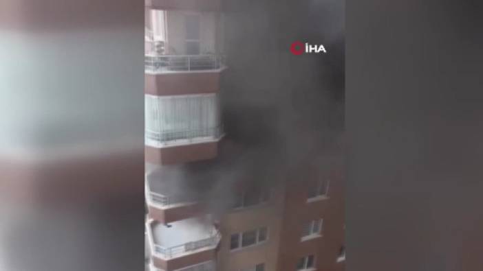 11 katlı binada yangın