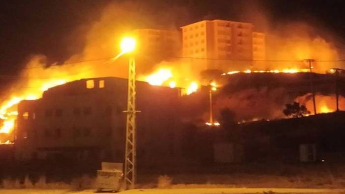 Gaziantep'te otluk alanda yangın