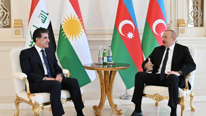 Aliyev Barzani ile görüştü