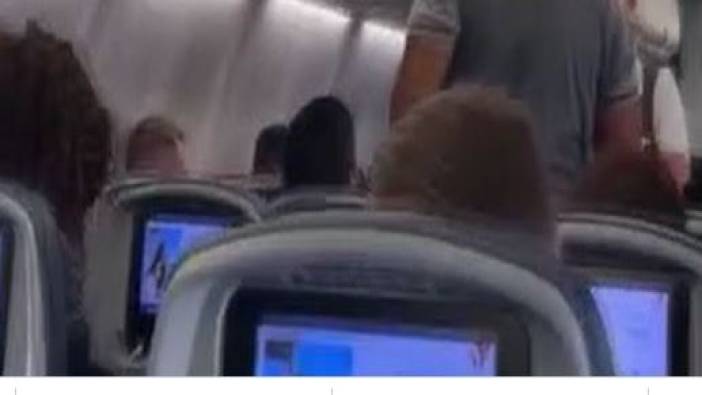 Uçakta yolcular ve kabin görevlisi bayıldı. Yolcu uçağında olay