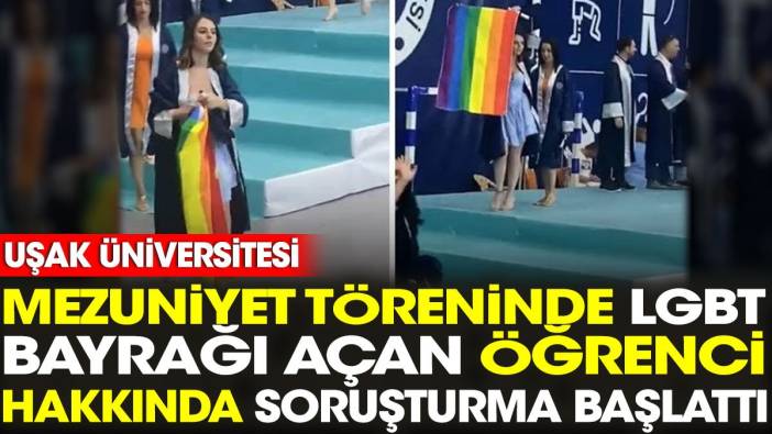 Uşak Üniversitesi LGBT bayrağı açan öğrenci hakkında soruşturma başlattı