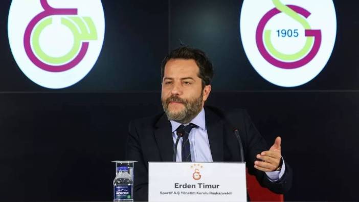 Galatasaray'dan flaş karar: Erden Timur açıkladı