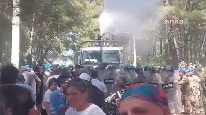 Akbelen Direnişi sürüyor. Köylülere TOMA ve biber gazıyla müdahale edildi