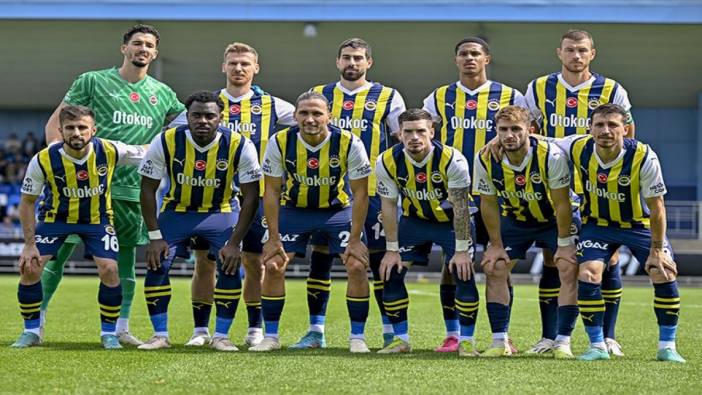 Fenerbahçe'nin Zimbru maçı 11'i belli oldu (26 Temmuz 2023)