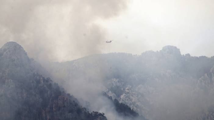 Antalya Kemer'deki orman yangını 4 gündür sürüyor