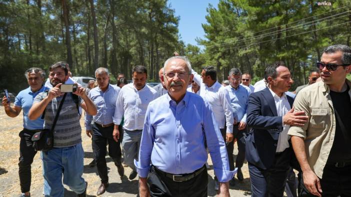 Akbelen'e desteğe giden Kılıçdaroğlu iktidara yüklendi: Bu beşli çeteler bu milletin kanını emiyor