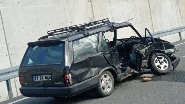 Gümüşhane'de trafik kazası: 1'i ağır 4 yaralı