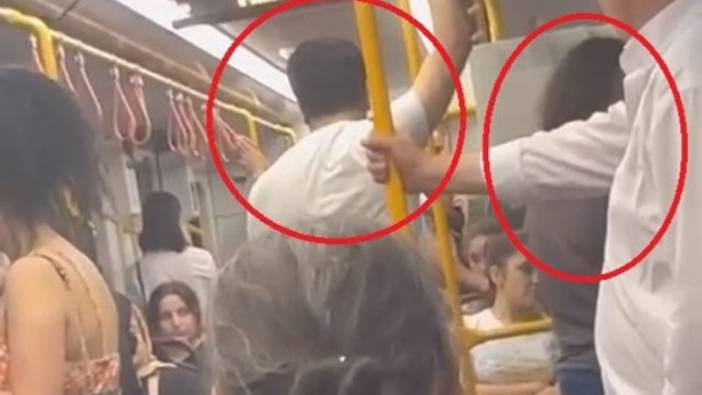 Metroda eşini başka bir kadınla yakaladı. "Beni bunun için mi öldüreceksin?" diye bağırdı