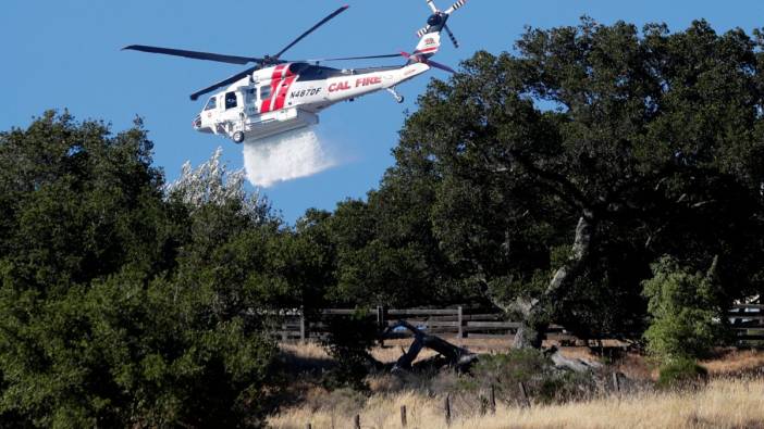 ABD'de yangın söndürme helikopterleri çarpıştı: 3 kişi öldü