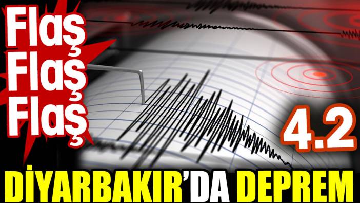 Diyarbakır'da deprem