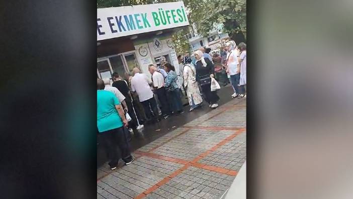 Erdoğan'ın memleketi Rize'de ucuz ekmek kuyruğu