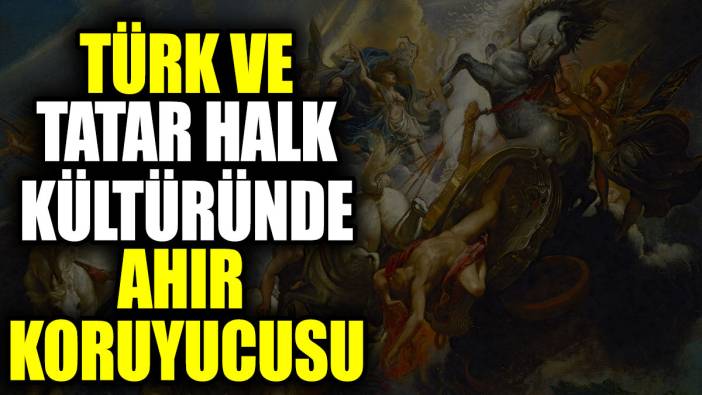 Türk ve Tatar halk kültüründe ahır koruyucusu