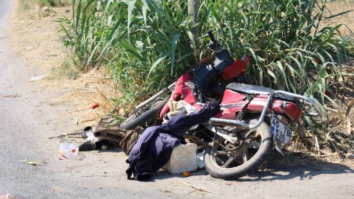 70 yaşındaki motosiklet sürücüsü trafik kazasında hayatını kaybetti