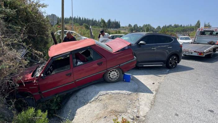 Aydın'da iki araç birbirine girdi: 5 yaralı