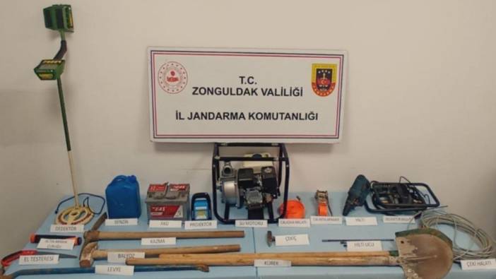Zongultak'ta kaçak kazı yapan 6 kişi yakalandı
