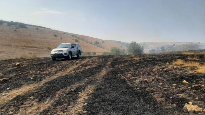 Eskişehir'de tarla yangını: 30 dönümlük alan zarar gördü
