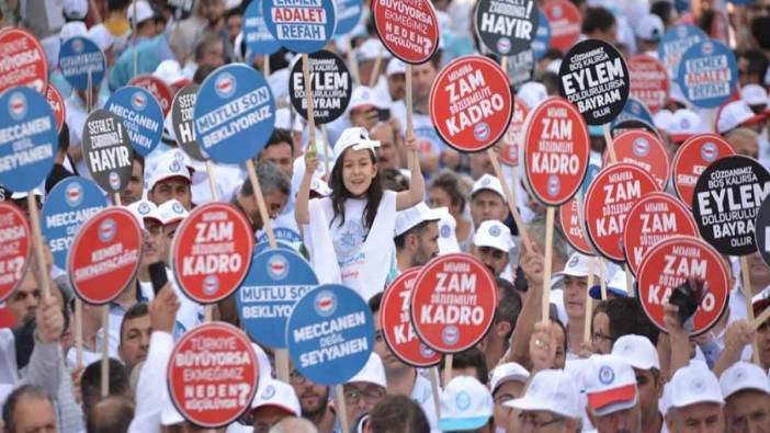 AKP'nin zam teklifini kabul etmeyen memurlar 81 ilde sokağa çıkıyor
