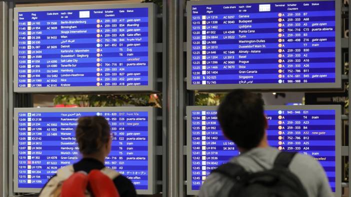 Frankfurt Havalimanı'nda uçuşlar normale dönmeye başladı