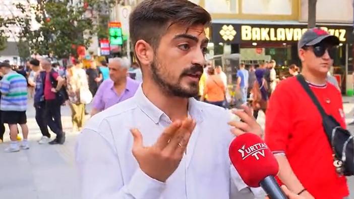 Türk genci sokak röportajında isyan etti: Allah’ım ben niye Suriyeli değilim