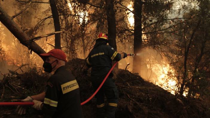 Yunanistan'daki orman yangınlarında bir kişi hayatını kaybetti