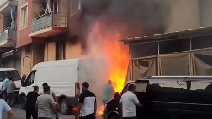 İzmir'de depoda çıkan yangında 4’ü çocuk 8 kişi dumandan etkilendi