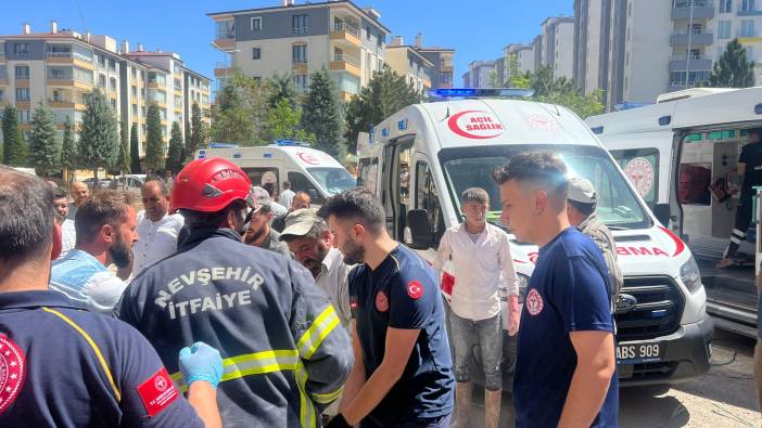 Nevşehir'de inşaat iskelesi çöktü: 1 ölü, 1 yaralı