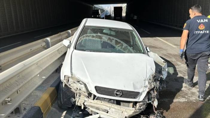 Van'da trafik kazası: 1 yaralı