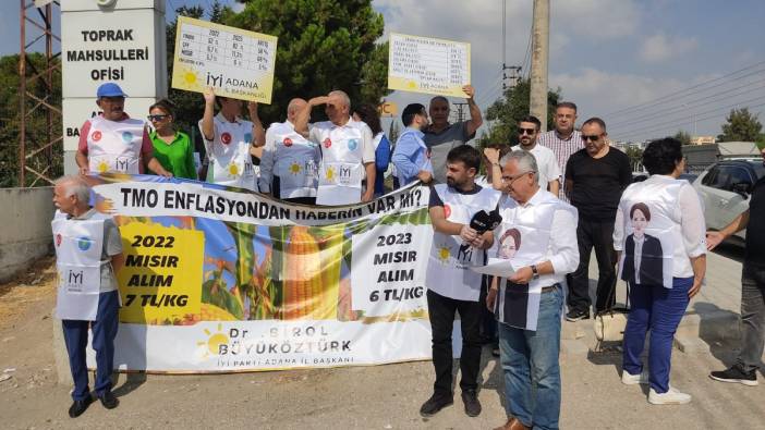 İYİ Parti Adana İl Başkanı Büyüköztürk: Çiftçiyi tüccara mahkum ettiler