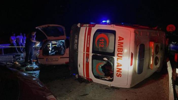 Osmaniye’de ambulans kazası: 3 ölü, 3 yaralı