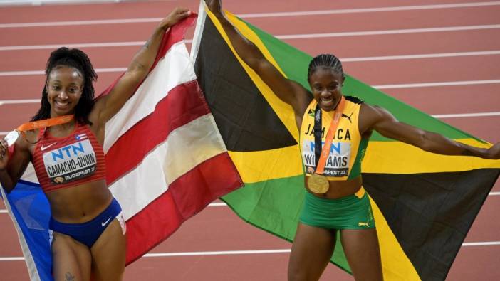 Dünya Atletizm Şampiyonası'nda Jamaikalı Danielle Williams uçtu