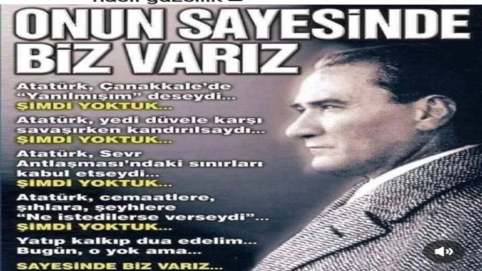 Atatürk olmasaydı adınız Hristo’ydu her tarafta çan sesleri vardı