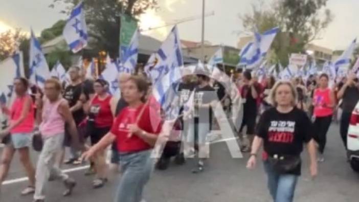 İsrail'de Netanyahu hükümetine karşı protestolar 34'üncü haftasında