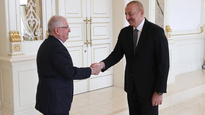 Bakan Güler Azerbaycan Cumhurbaşkanı Aliyev tarafından kabul edildi