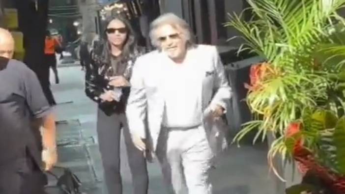 83 yaşındaki Al Pacino 29 yaşındaki eşiyle kaldırımda görüntülendi