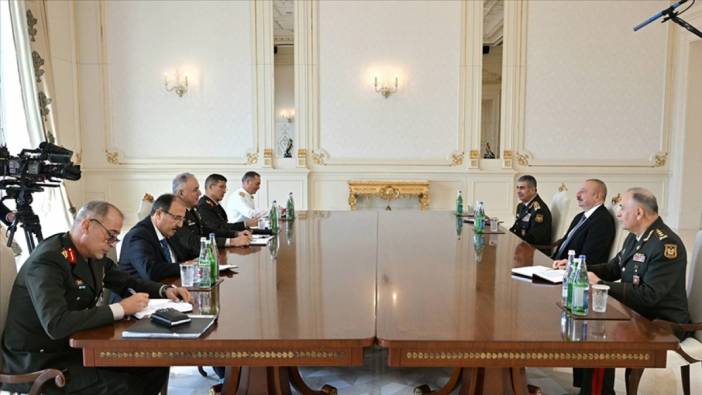 Aliyev, Genelkurmay Başkanı Orgeneral Gürak'ı kabul etti