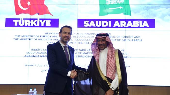 Türkiye ile Suudi Arabistan arasında karşılıklı yatırımlar ve madencilik alanına ilişkin mutabakat imzalandı