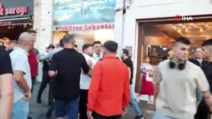 Taksim’in ortasında müşteriye meydan dayağı. İstiklal Caddesi ayağa kalktı