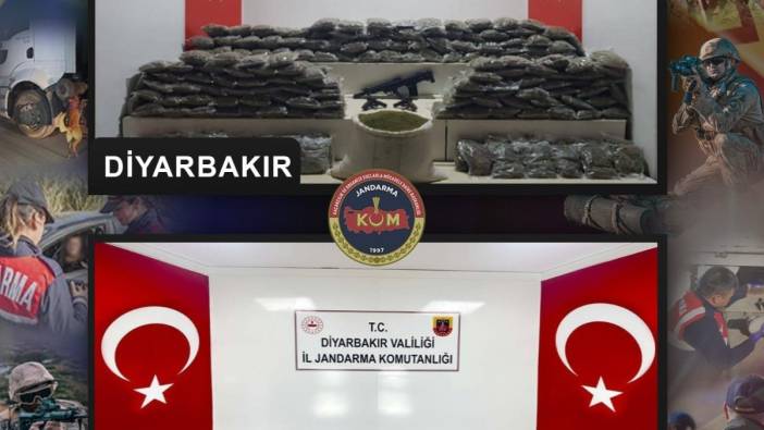 Diyarbakır’da 315 kilo esrar ele geçirildi