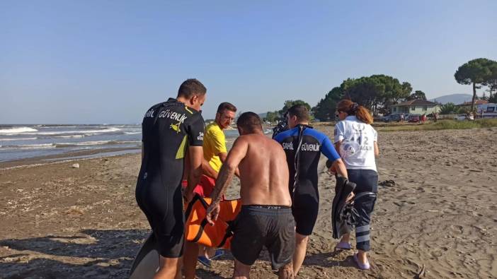 Samsun'da 7 kişi boğulma tehlikesi geçirdi