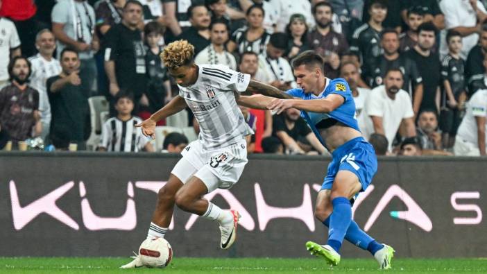 Beşiktaş Dinamo Kiev'i İstanbul'da da yendi. Konferans Ligi'nde gruplara kaldı