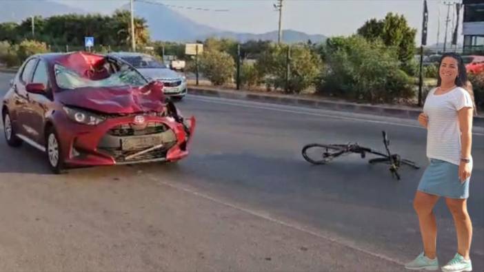 Fethiye’de otomobilin çarptığı bisiklet sürücüsü kadın hayatını kaybetti.
