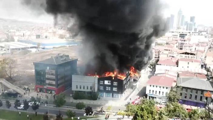 Ataşehir’de spor salonunda yangın