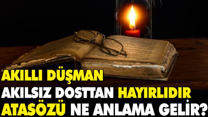 Akıllı düşman akılsız dosttan hayırlıdır atasözü ne anlama gelir?