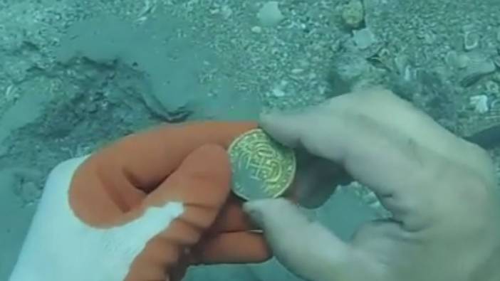 Denize daldılar hazine buldular. 350 adet buldular
