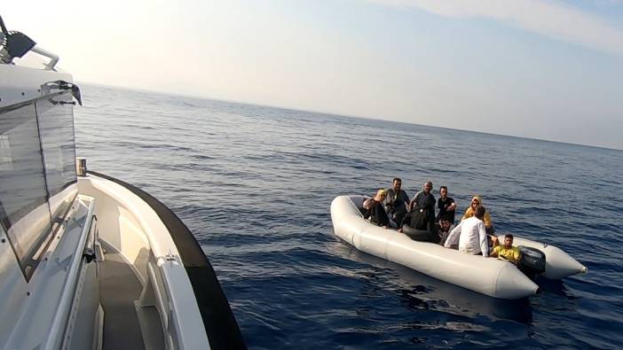 Sahil güvenlik ekipleri 20 düzensiz göçmen yakaladı